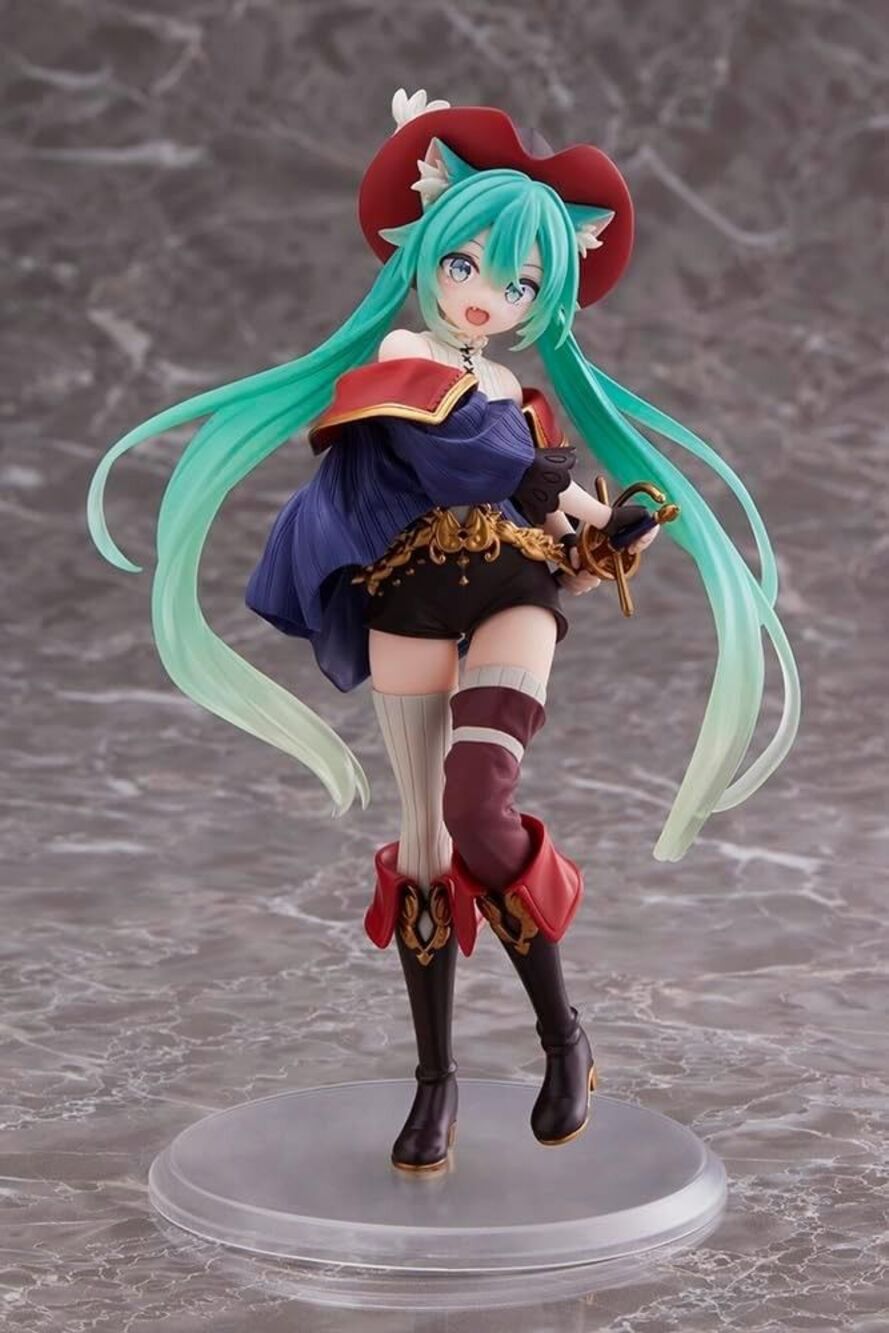 Hatsune Miku Wonderland Puss in Boots ver TAITO 7in Figure - Picture 2 of 8